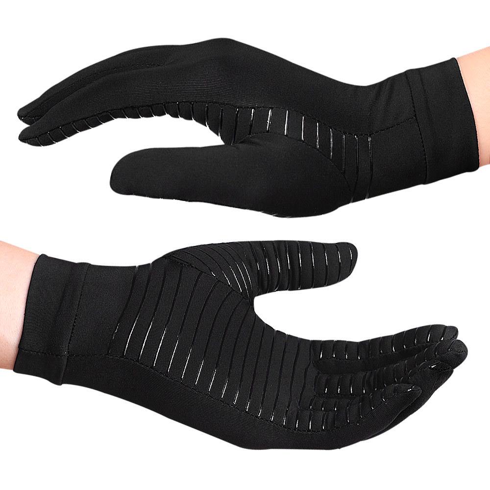 In Stock Copper Fiber Anti-Slip Full Finger Sports Gloves