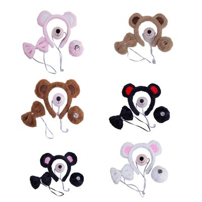 Fantasias de Urso para Halloween para Crianças Pequenas Fantasia de Animal Acessórios de Cosplay