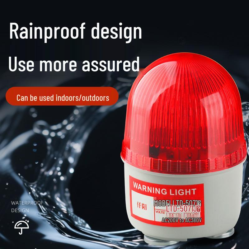 Magnetic LED Strobe Warning Light LTD-5071J, 12V/24V/220V Alarm with Strong Magnet