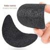Peach Frosted Anti-slip Forefoot Shoe Sole Sticker for Women's Heels - Wear-resistant Black Protective Film