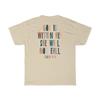 Gott ist in ihr Bibelvers Rückendruck T-Shirt Damen Vintage Boho Inspirierendes Glaubens-T-Shirt FeUnisex Niedliches Christliches T-Shirt Oberteile