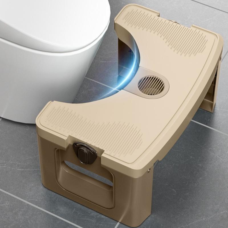 Foldable Toilet Squat Stool Portable Non Slip Footstool for Adults Kids Space Saving Bathroom Storage Accessories