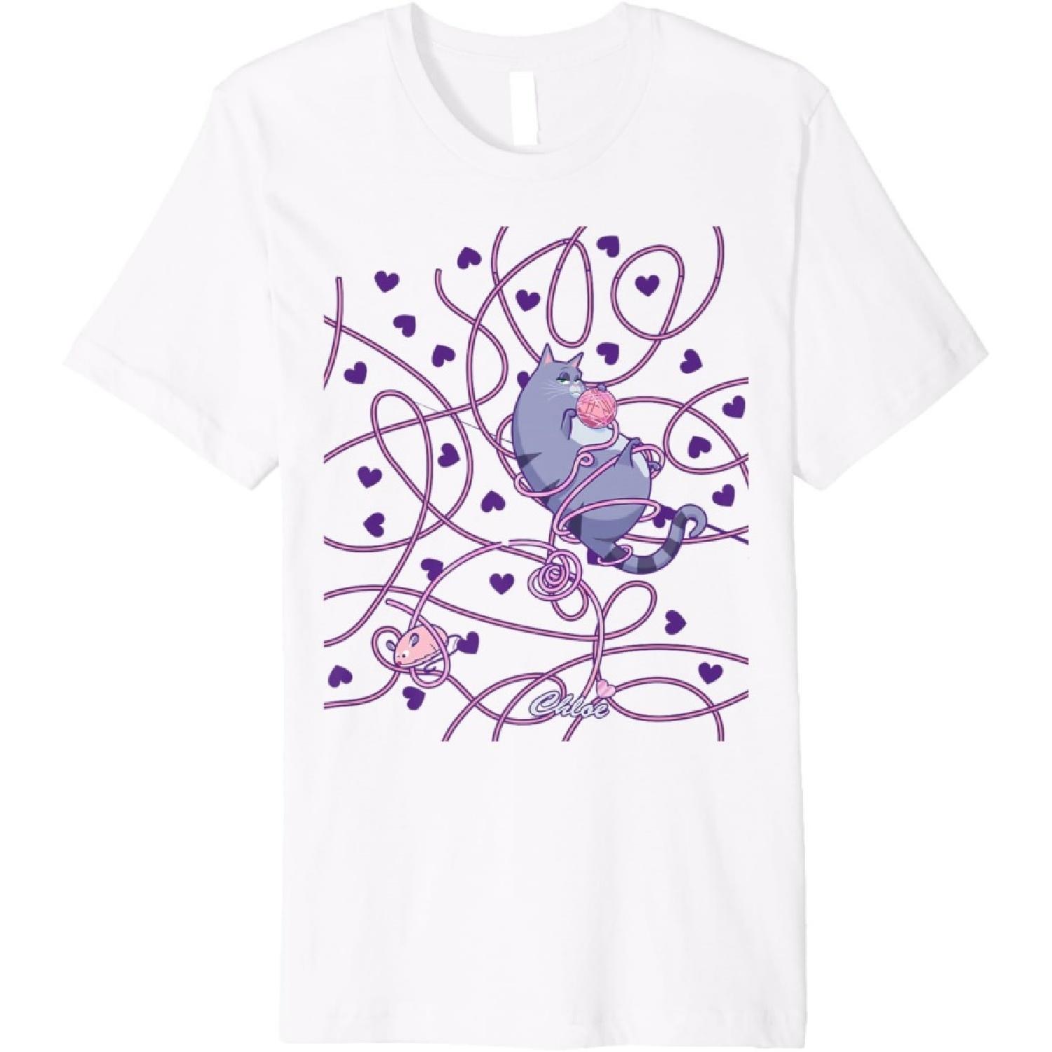 

The Secret Life of Pets 2 Chloe Premium T-Shirt XXXXXL білий