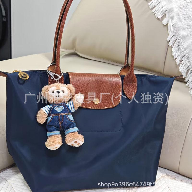 High Quality Dragon Inlaid Bag Week Commemorative Embroidered Dumpling Bag Nylon Handbag Large Capacity Shoulder Tote Bag