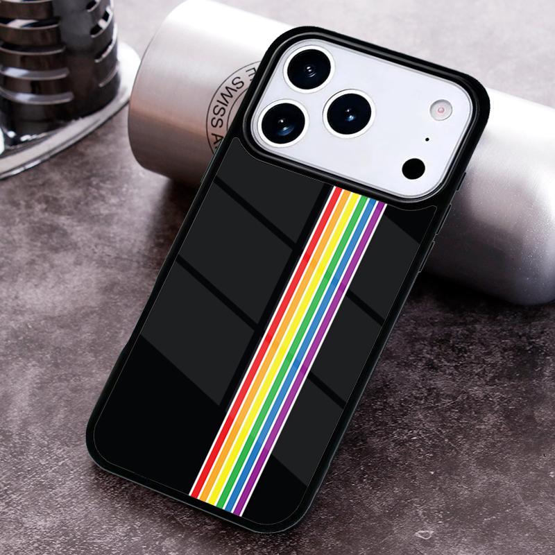 Gay Pride Flag LGBT Phone Case for iPhone 17 16 15 Pro Max Air 14 13 12 11 Plus Shockproof Cover
