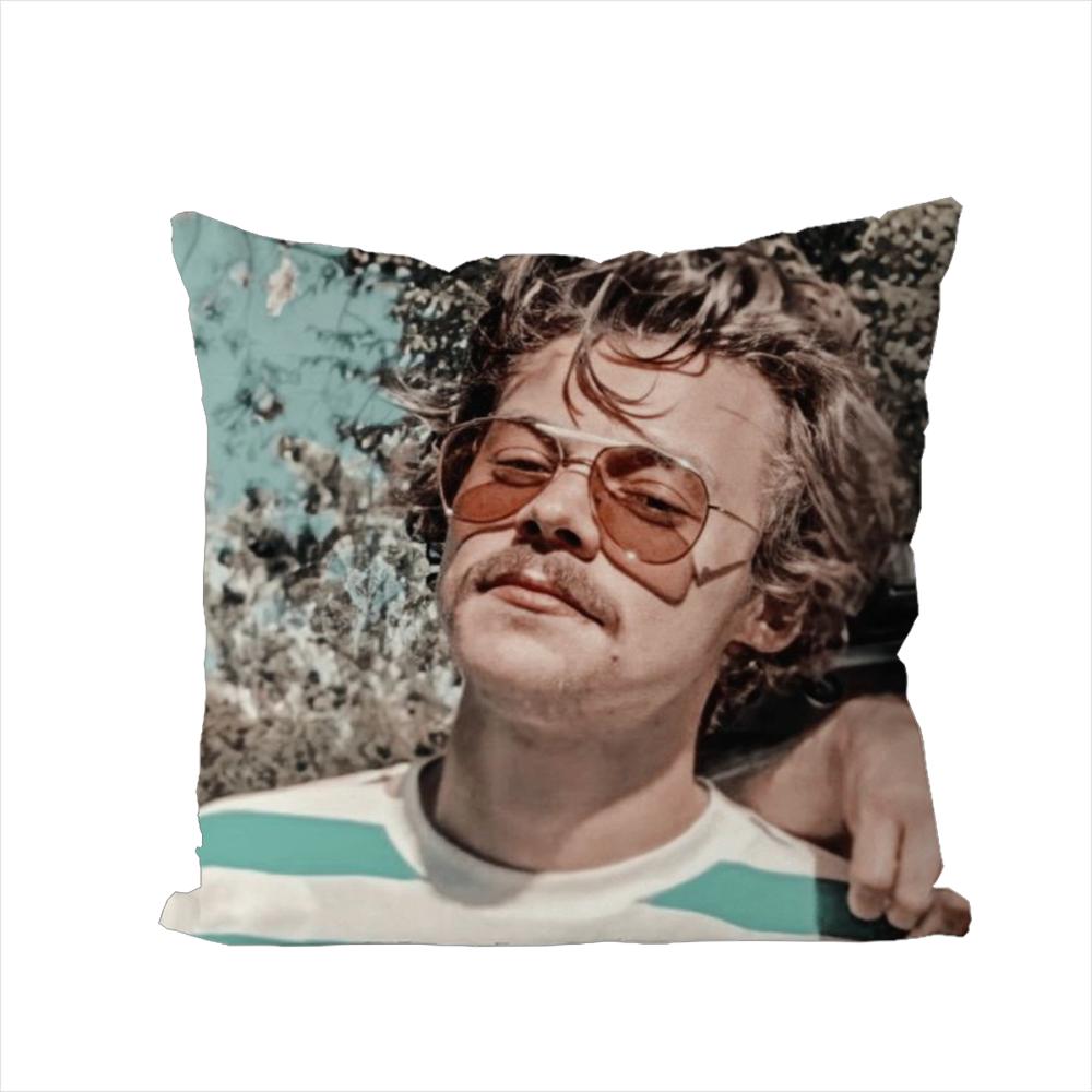 Singer Hharry Styles Pillow Case For Car Sofa Decorative Home Doublesided Print Plush Square Throw Pillow Cushion Cover