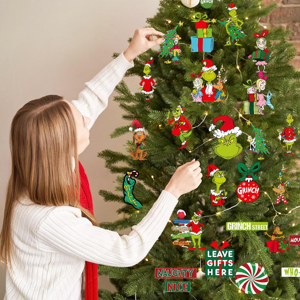 80pcs Christmas Tree Ornaments, Christmas Tree Hanging Ornaments, Christmas Tree Decorations, Christmas Tree Ornaments, Christmas Tree Decorations