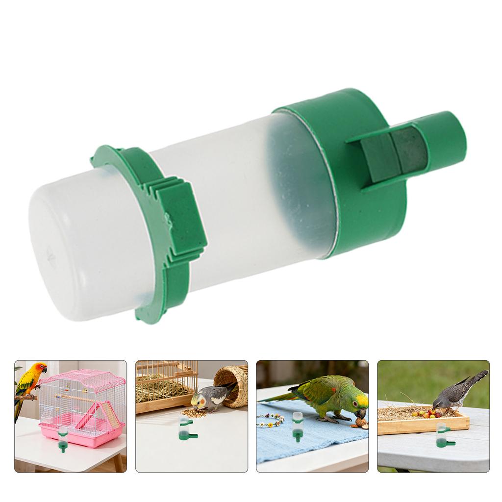 16Pcs Automatic Bird Water Dispenser Cups 60Ml Plastic Spillproof Drinkers for Cage Clean Water Supply Parrot Small Bird Feeder