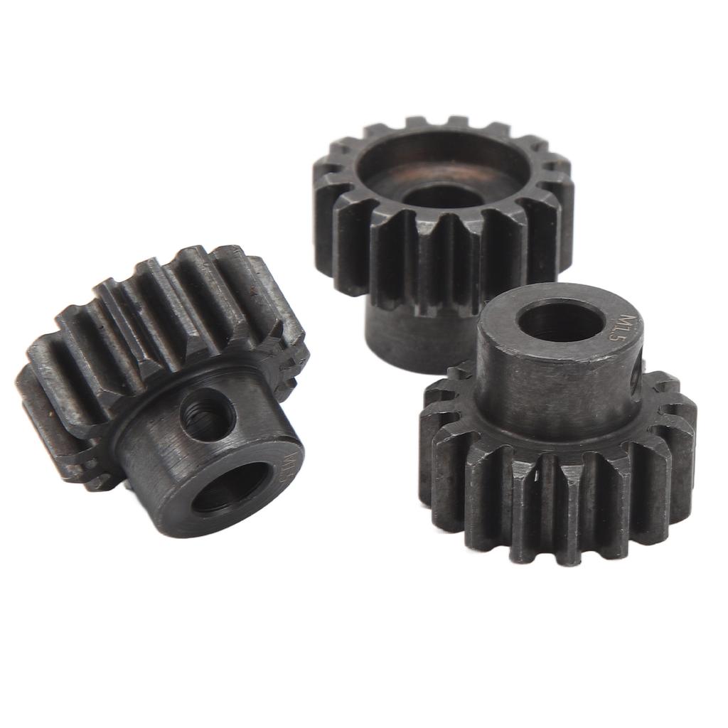 3pcs RC Car Gear Set 8mm Inner Hole Steel Car Motor Gear for 1 5 1 8 1 10 Model Car