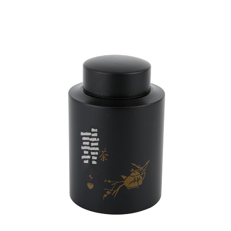 Stainless Steel Moisture-Proof Red Pu'er Tea Storage Canister