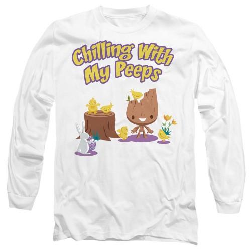 Guardians Of The Galaxy Unisex Adult Chilling With My Peeps Groot T-Shirt