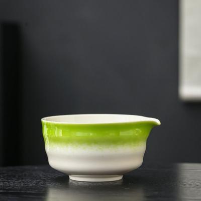 2Pcs Pouring Spout Matcha Bowl Set Reusable Smooth Surface Ceramic Matcha Tool Handcrafted Easy To Clean Matcha Making Kit Table