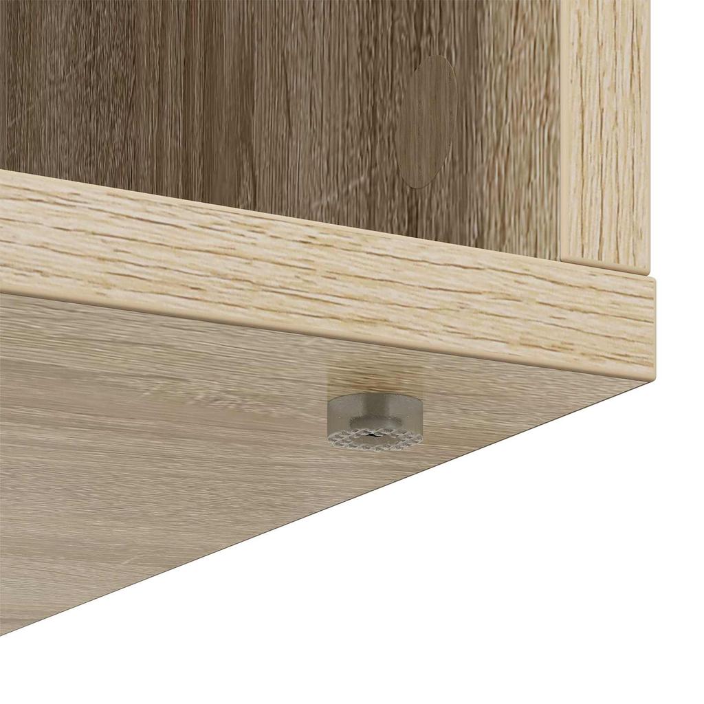 Sideboard with Drawers Sonoma Oak 60 x 33.5 x 84 cm
