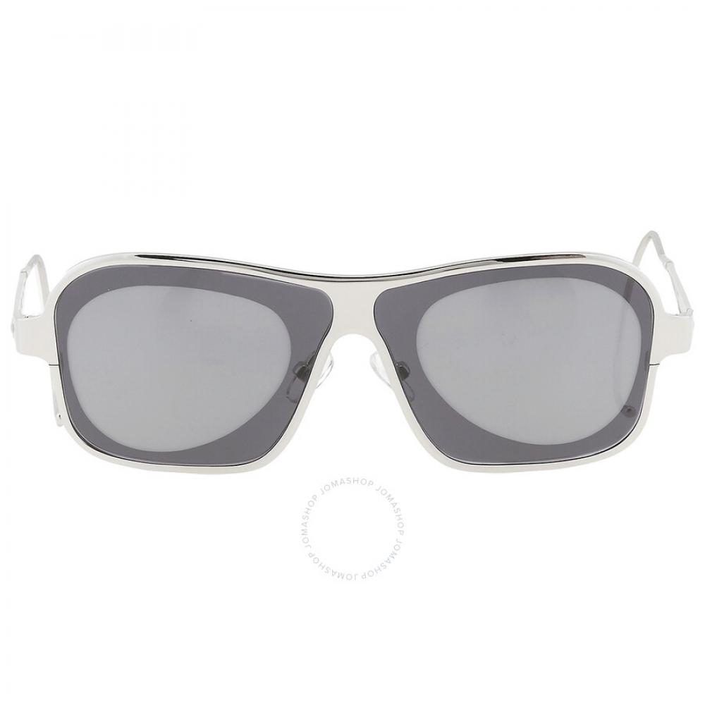 

Серые прямоугольные солнцезащитные очки унисекс Raf Simons X Linda Farrow RAF19C2 50