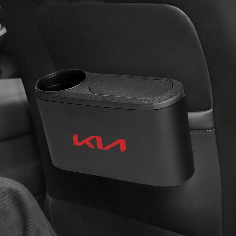 Car Trash Bin Hanging Vehicle Garbage Dust Case Storage Box For KIA Ceed Rio Sportage R K3 K4 K5 K6 XCEED KX3 SPORTAGE EV6