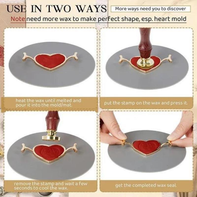 wax seal stamp craft supplies Wax seal Stamp Shape fixed Invitation Card Wedding seal Shape seal accessories