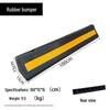 Rubber & Plastic Wheel Chock: Anti-Collision Parking Stopper for Garage and Reversing.