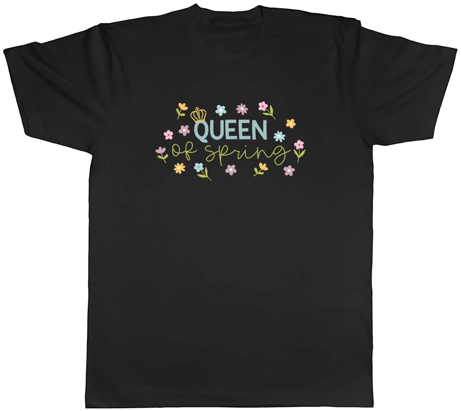 Queen of Spring Floral Flowers Mens T-Shirt Tee Gift Top XL