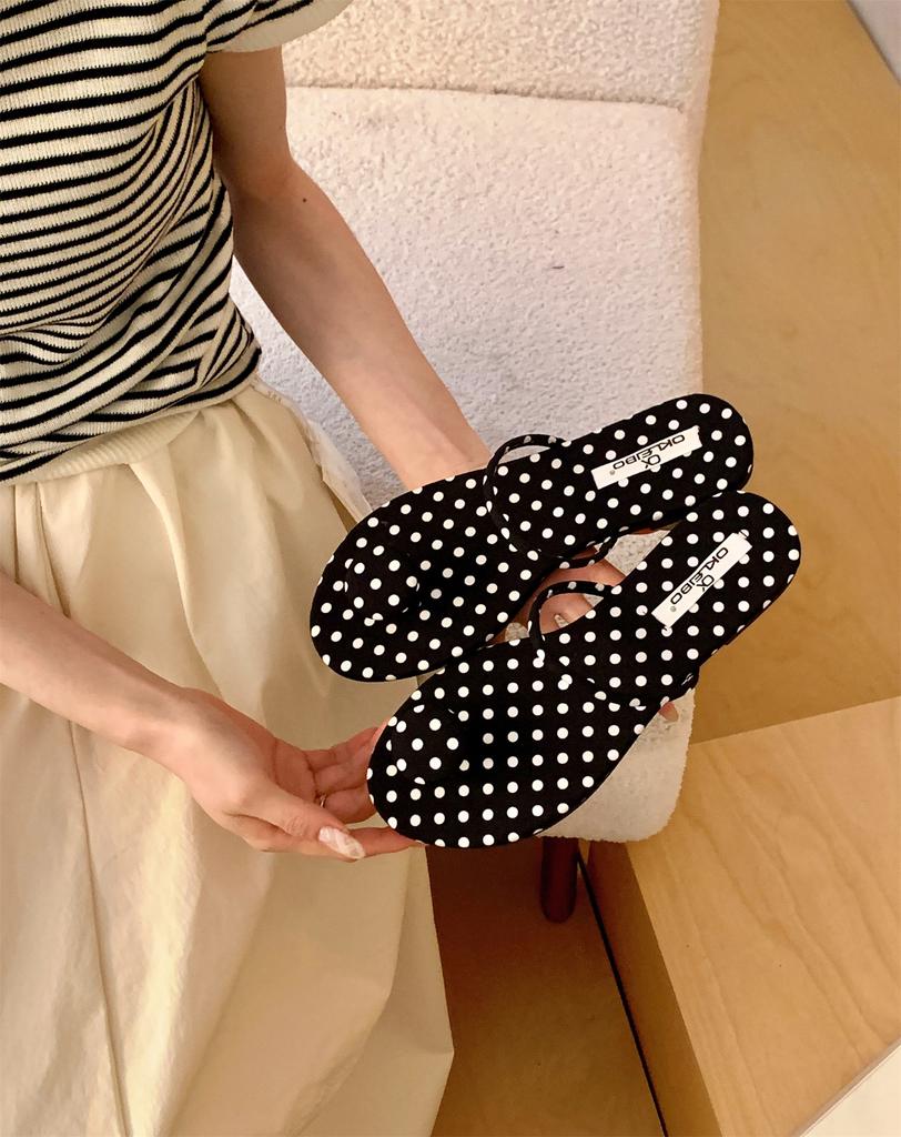 Flat-Bottomed American Cool Toe Slippers Fairy Shoes Outer Wear Summer Vacation Beach Sandals