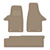Dywaniki samochodowe welurowe tun: VW Transporter T5 Kastenwagen, 2 Reihen (2003-2015) beige