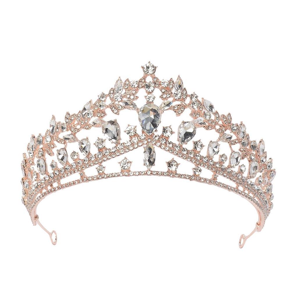 Alloy Retro Bridal Crown Antique Wedding Hair Accessory Crown