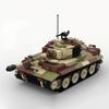 Military Series Building Blocks MOC Artillery Armored German Tiger E Tank Model DIY Kids Puzzle Assembly Toys Boys Birthday Gift