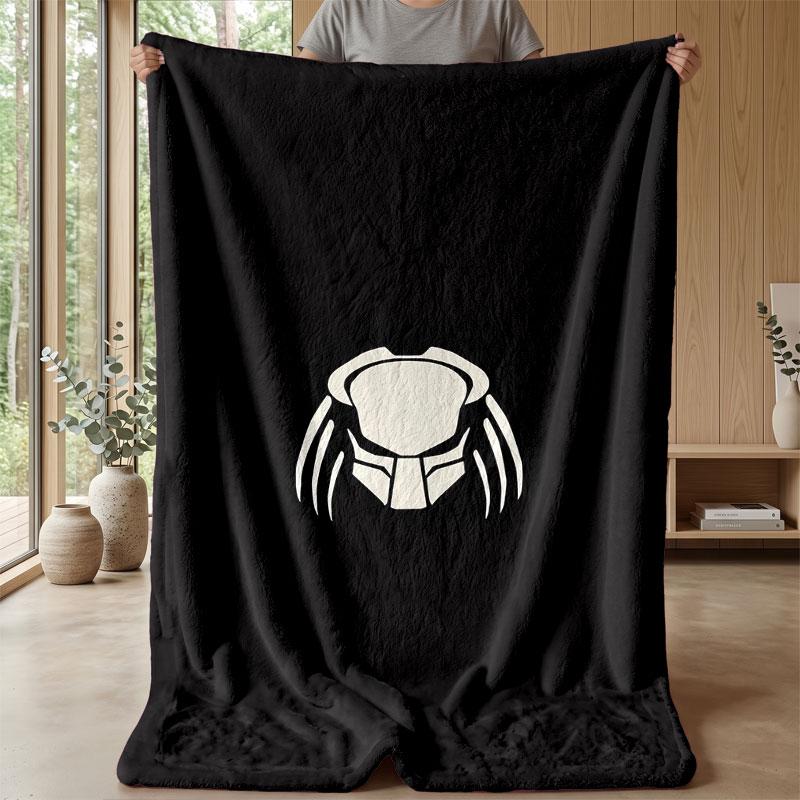 Soft Flannel Blanket Lightweight Cozy Bedroom Living Room CoverPredator