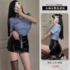 Xian Yi Sexy Uniform Sexy Temptation Police Buttocks Skirt Female Police Passion Clothes Free Cosplay Clothing 507