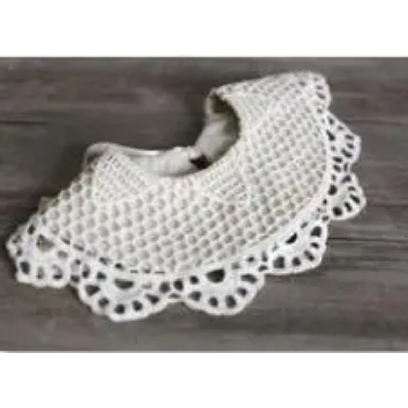 Brand New Baby Girls 100% Cotton Lace Bibs Baby Burp Cloths 0-3Year