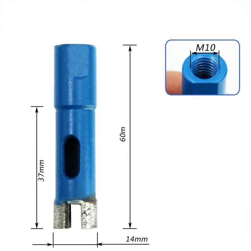 Diamond Hole Saw Drill Bit Set for Concrete Tiles Glassd Cutter Saw Blue Wall Drill Bit M10 Angle Grinder 6-75mm