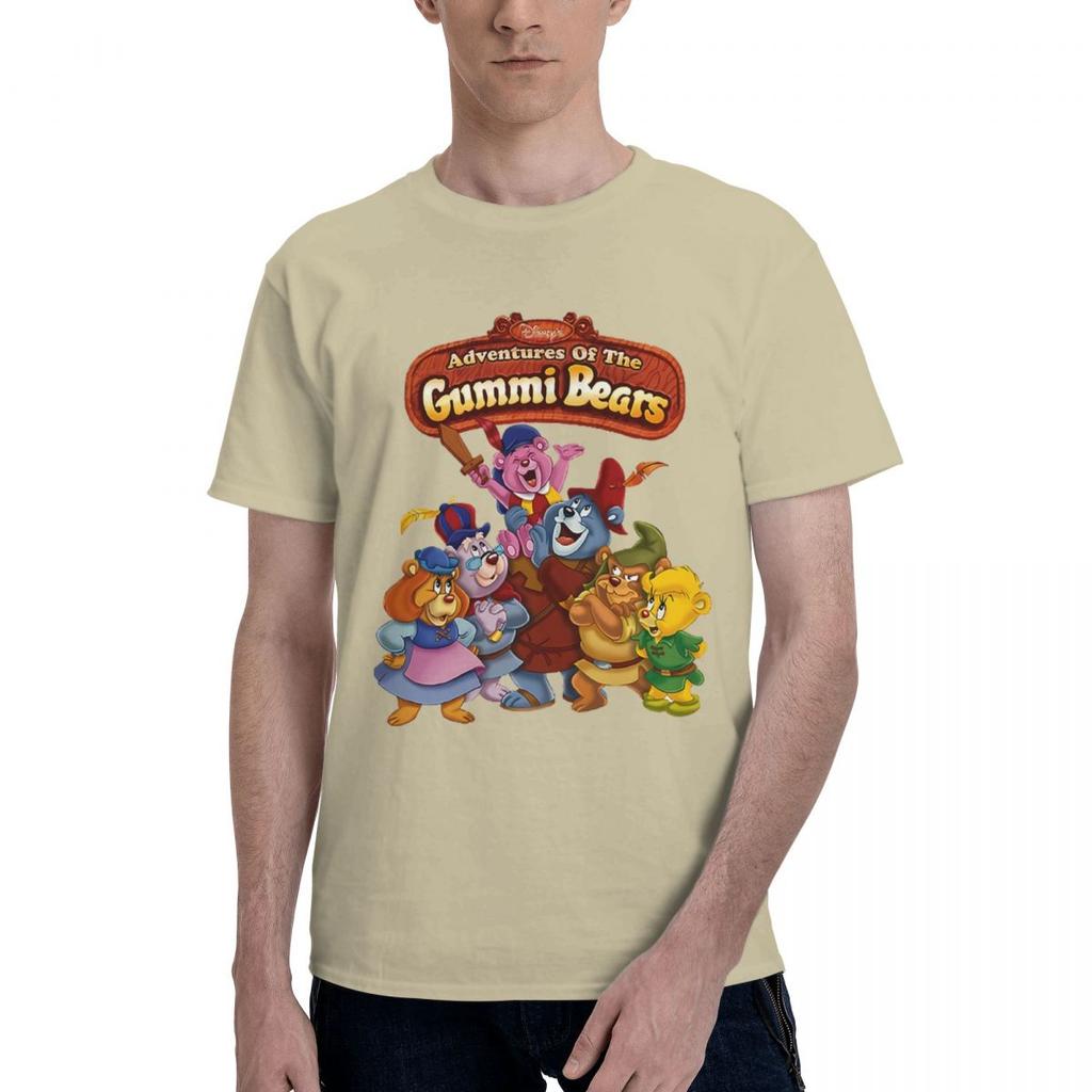 Gummi Cartoon 100 Cotton Casual Breathable Confortable Man Mens Clothing Brands Funny Shirt