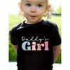 European Size Girls Round-neck Short-sleeved T-shirt with Unique English Patterns Daddy's Girl