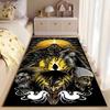 Epic Fantasy Warrior Scene suitable as a non-slip mat for the living room or bedroom sofa