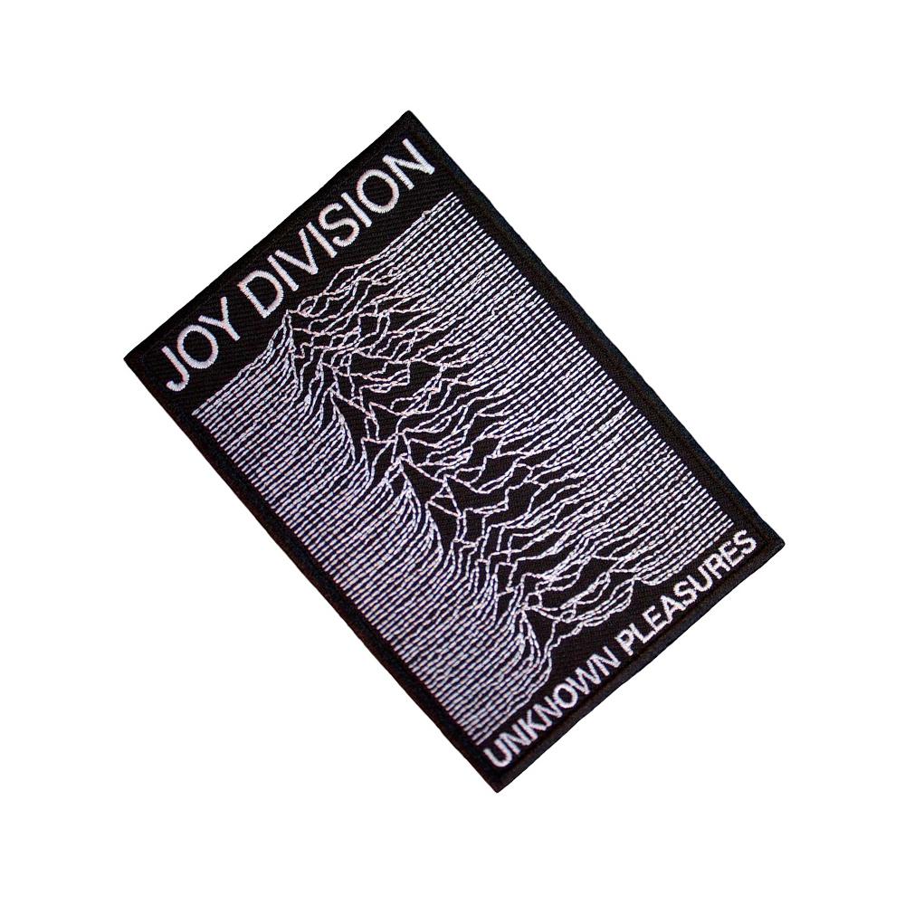 Joy Division Unknown Pleasures Woven Iron On Patch