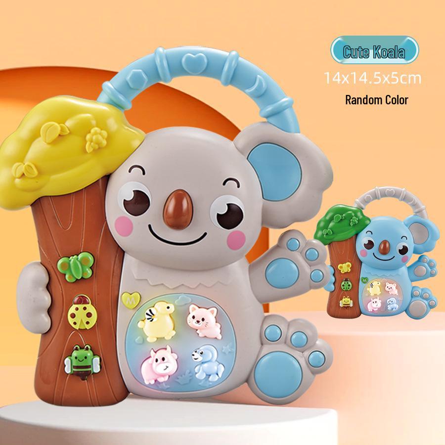 Baby Animal-Shaped Musical Toy: Interactive, Educational, Cute Lion & Elephant with Lights