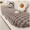 Rabbit Plush Sofa Covers for Living Room Thicken Soft Plush Sofa Mat Warm Winter Irregular Sofa Towel Couch Cushion Home