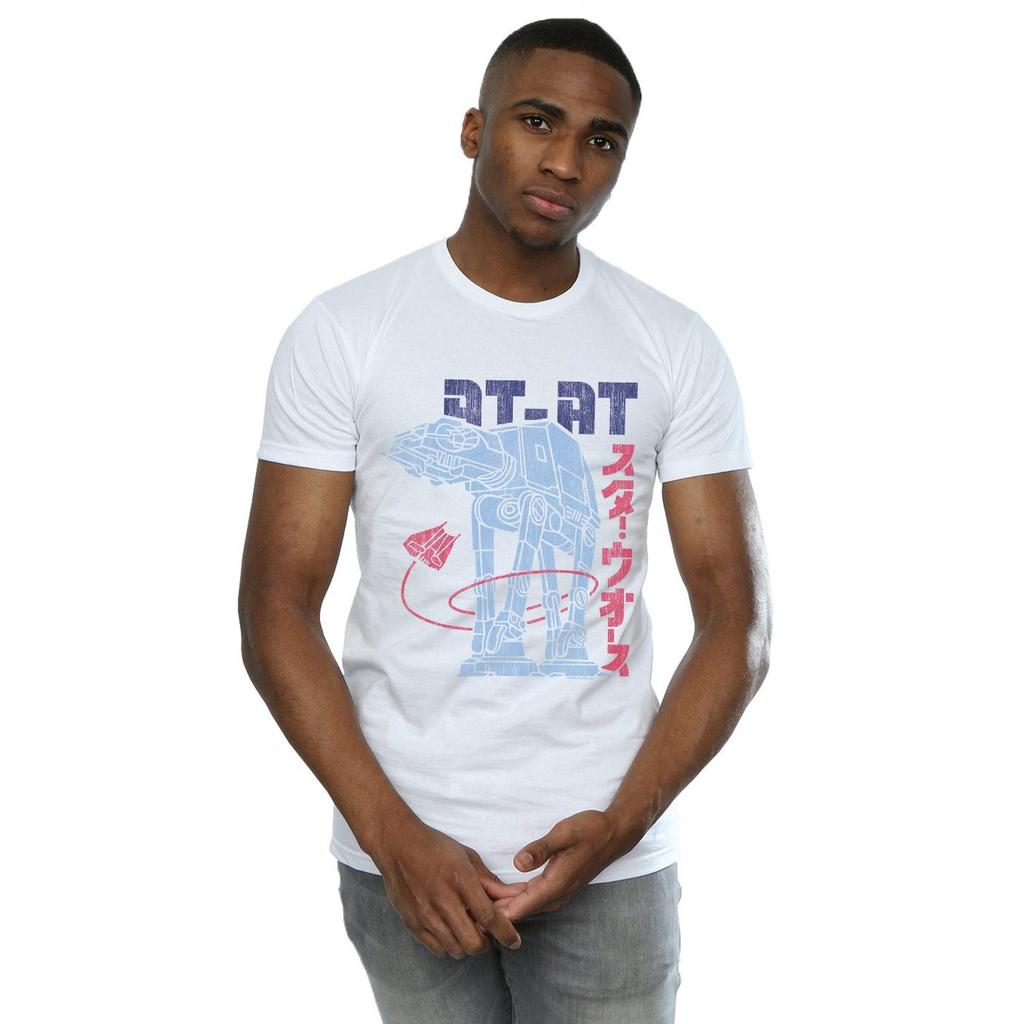 Star Wars Mens Kanji AT-AT T-Shirt