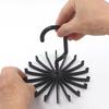 24TE 360 Degree Rotatable Ties Clothing Hanger Rack 18 Claw Scarf Hangers