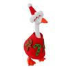 Christmas Goose Costume Felt Fabric Seasonal Goose Figurines Costume Handmade Festive Outfit Table Desk Decoration