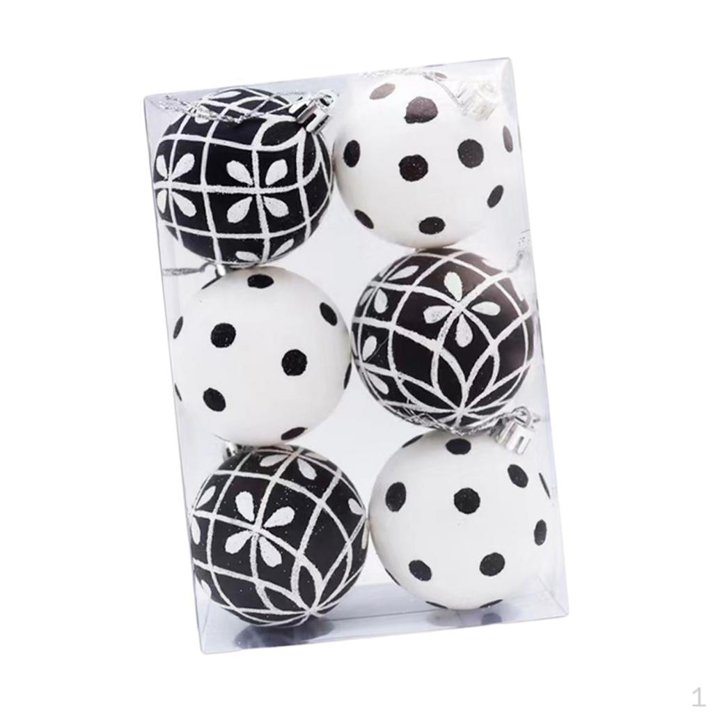 12 Pieces Christmas Ball Ornaments Xmas Decor Hanging Balls Lightweight Baubles for