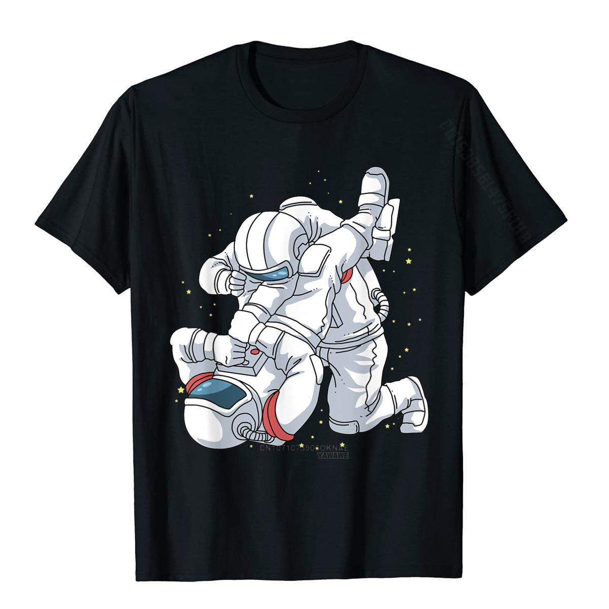 

Jiu Jitsu Shirts Astronaut BJJ MMA Mens Brazilian Jujitsu TShirt Women Men O-neck Loose Tee Ropa Hombre Camisetas De Mujer 4XL