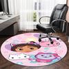 1pc Gaby's Bubble House2 Print Round Carpet Chair Round Carpet Suitable for Bedroom Living Room Home Decorative Carpet