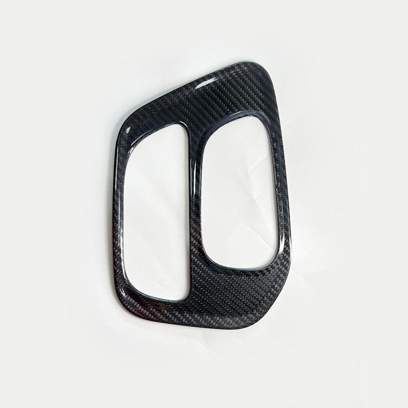 For Dodge Challenger GT SRT SXT 2015-2020 1pcs Real Carbon Fiber Center Gear Shift Panel Cover Trim Car Interior Accessories