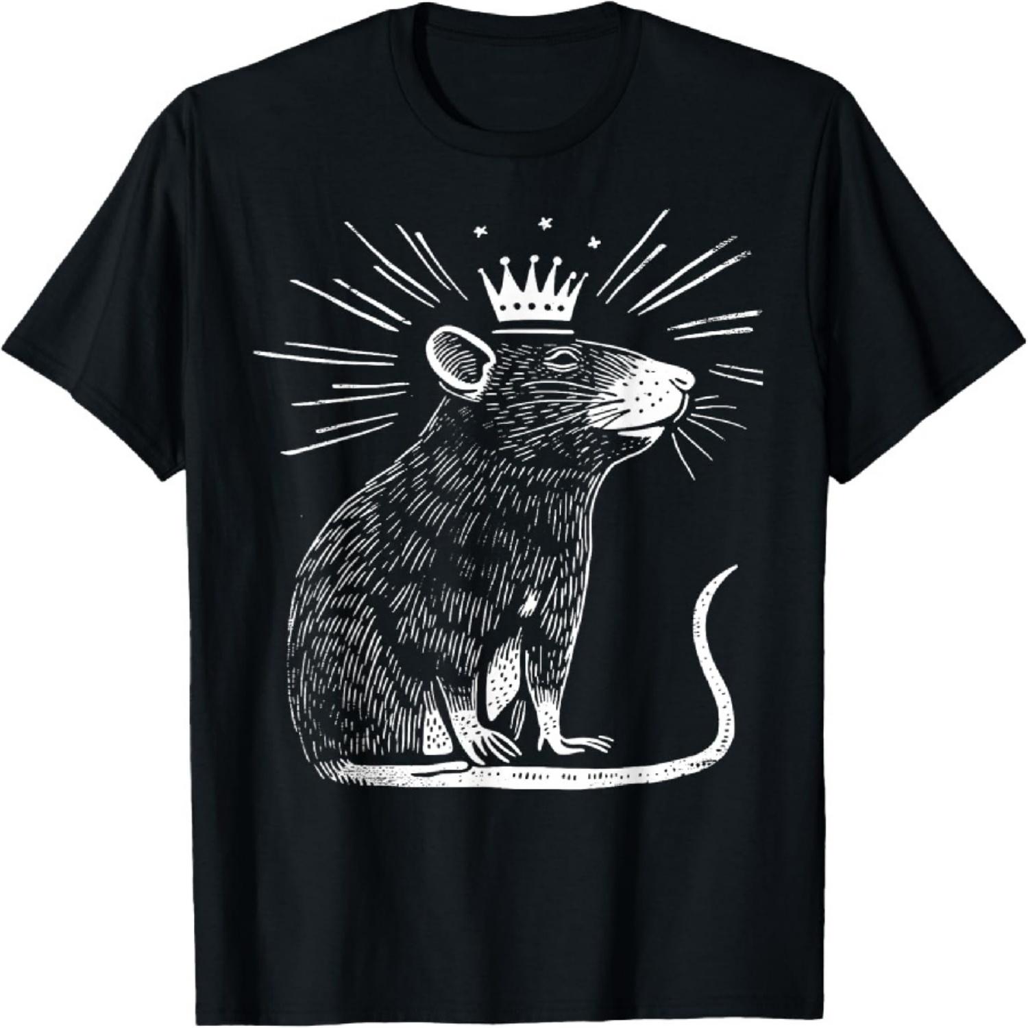 Король крыс Чумная крыса Средневековая история Пастельный гот Гоблинкор Футболка XXXXXL чёрный