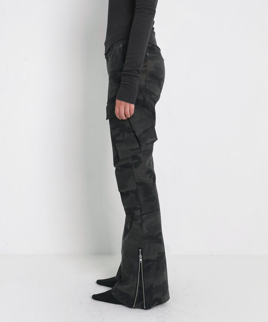 Saendeulig Bootcut Camo Cargo Pants_Charcoal