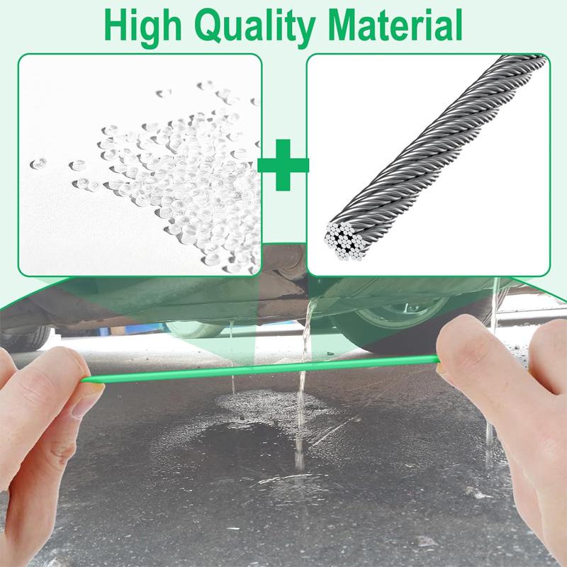Auto Sunroof Drain Cleaning Tools 118/78 Inch Flexible Tube with Cleaning Brush Pipe Drain Dredge Car Sunroof Drain Cleaner