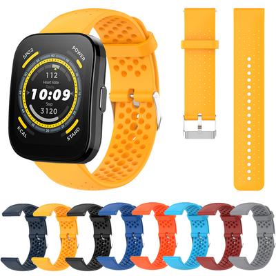 Sport-Silikonband für Huami Amazfit GTR 4/GTR 3 Pro 2 2e 47mm 42mm Armband Amazfit BIP 5 GTS 4 3 Armbänder 20mm 22mm Armband
