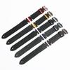 Universal Ostrich Grain Leather Smartwatch Band with Quick Release Buckle