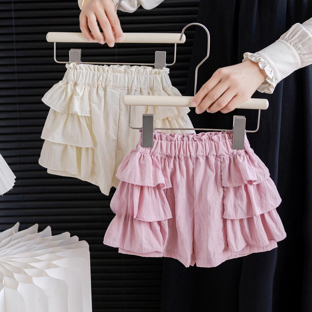 Girls' Summer Shorts Children's Lace Skirt Pants Casual Cake Pants Korean Pants Skirt