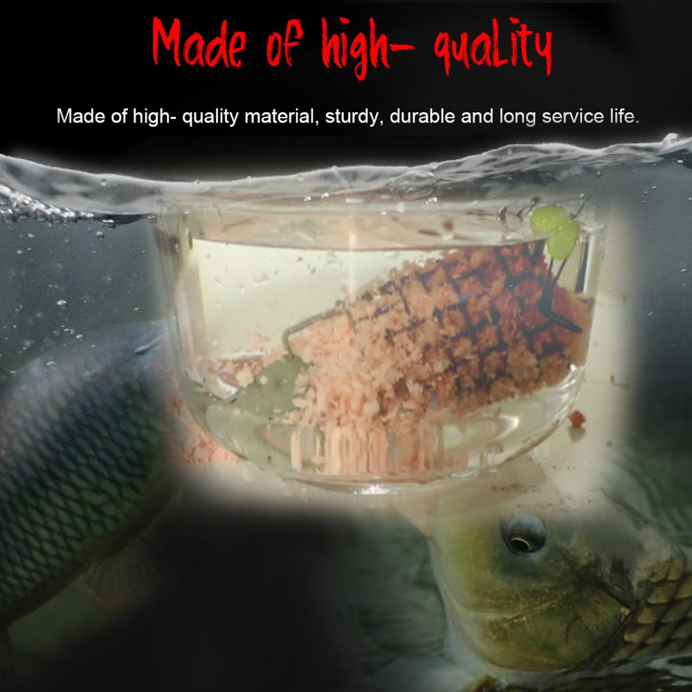 FTK 1 Pc Carp Fishing Feeder 30g/40g/50g/60g/Wire Cage Bait European Carp Fish Hair Platform Feeder Carp Fishing